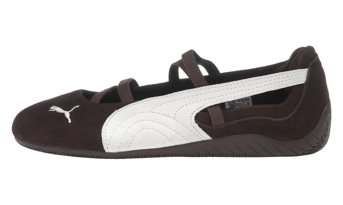 Overkicks - Puma Speedcat Ballet Dark Chocolate (Womens) (406758-02) - vista lateral