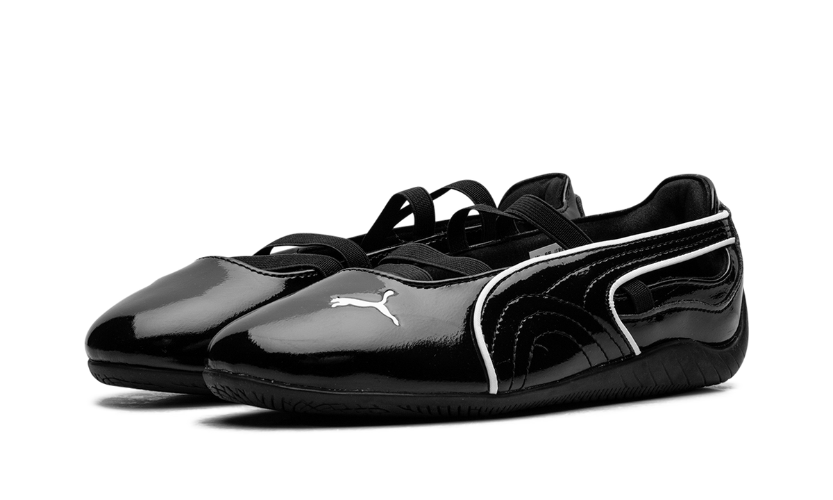 Overkicks - Puma Speedcat Ballet Glossy Black (Womens) (404263-01) - vista trasera