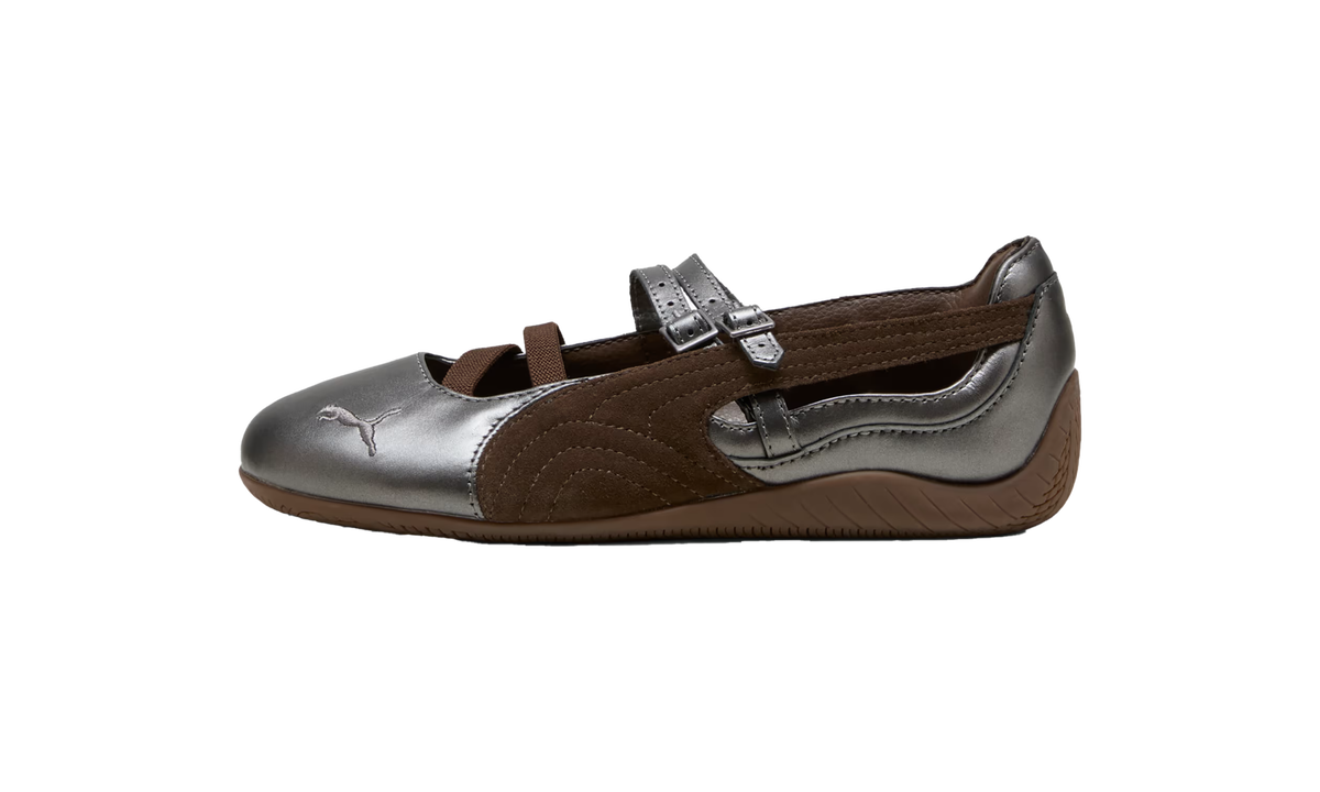 Overkicks - Puma Speedcat Ballet Lux Chocolate Gum (Womens) (408197-01) - vista lateral
