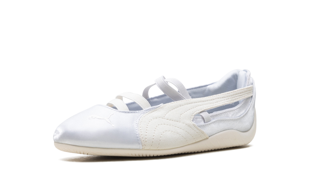 Overkicks - Puma Speedcat Ballet Silver Mist Warm White Satin (Womens) (404383-03) - detalle suela