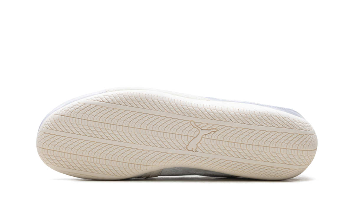 Overkicks - Puma Speedcat Ballet Silver Mist Warm White Satin (Womens) (404383-03) - vista superior