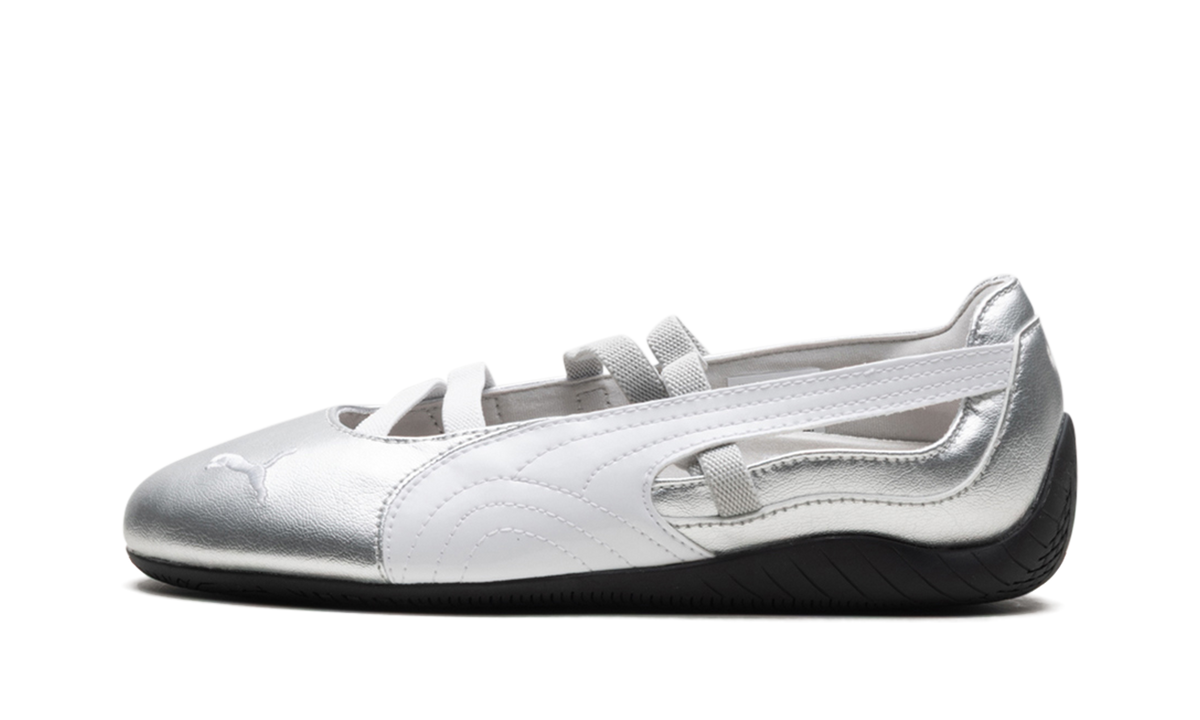 Overkicks - Puma Speedcat Ballet Silver (Womens) (401581-01) - vista lateral