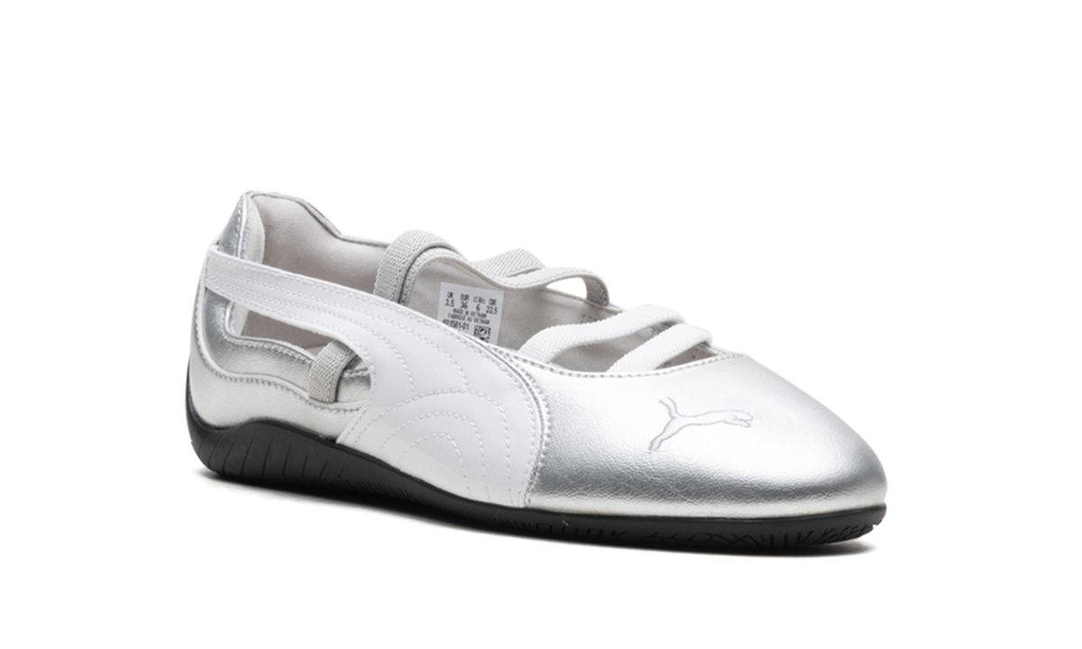 Overkicks - Puma Speedcat Ballet Silver (Womens) (401581-01) - detalle lateral interior