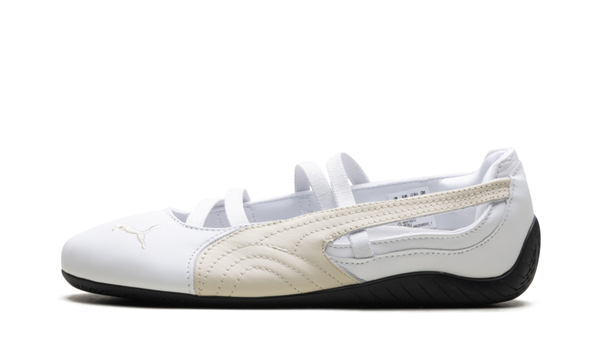 Overkicks - Puma Speedcat Ballet White Alpine Snow (Womens) (403587-02) - vista lateral