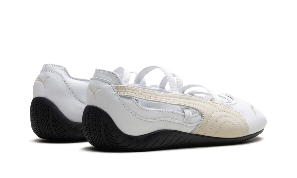 Overkicks - Puma Speedcat Ballet White Alpine Snow (Womens) (403587-02) - par completo