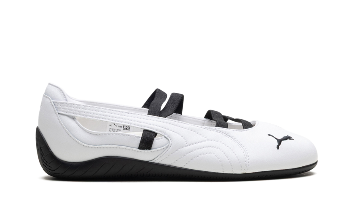 Overkicks - Puma Speedcat Ballet White Black (Womens) (403587-01) - detalle talon