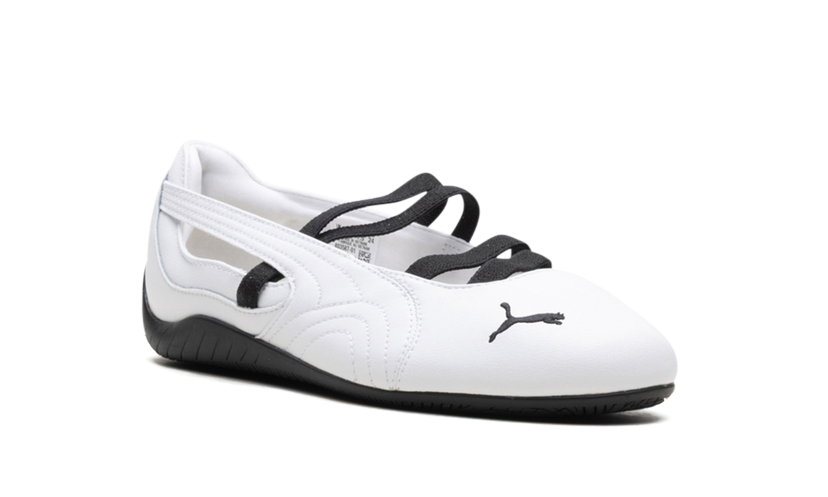 Overkicks - Puma Speedcat Ballet White Black (Womens) (403587-01) - detalle lateral interior