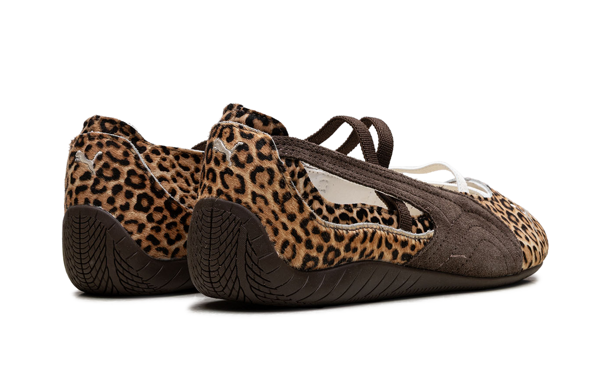 Overkicks - Puma Speedcat Ballet Wild Leopard Pony Hair (Womens) (406689-01) - par completo
