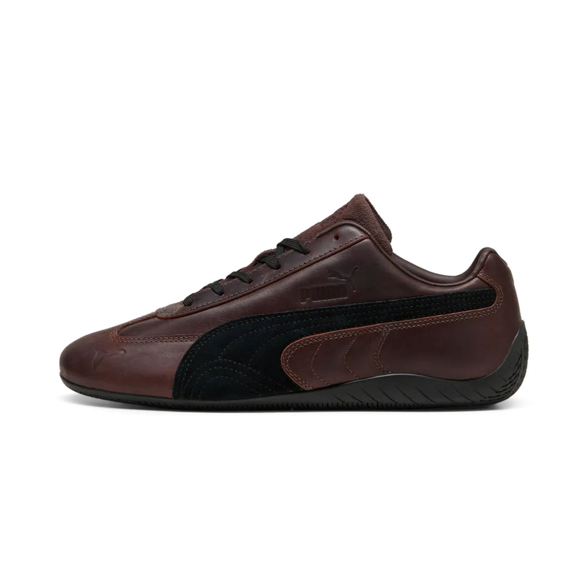 Overkicks - Puma Speedcat Dressed Leather Brown Black (407829-01) - vista lateral