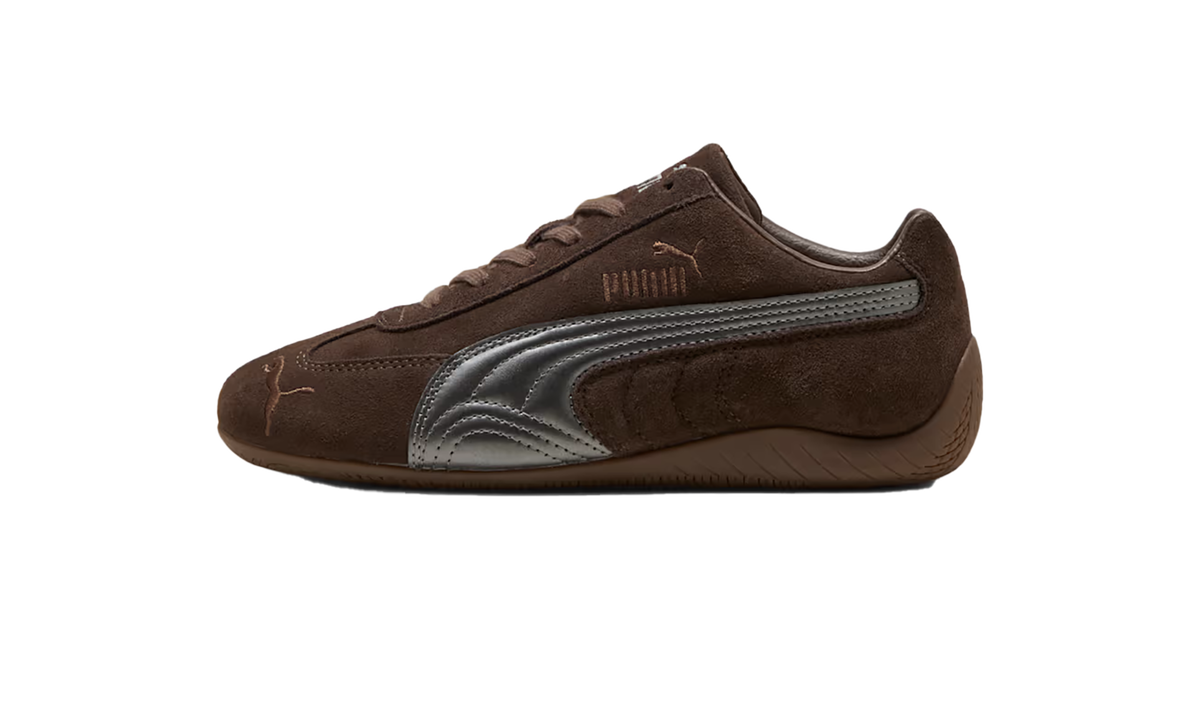 Overkicks - Puma Speedcat Lux Chocolate Gum (Womens) (408718-01) - vista lateral