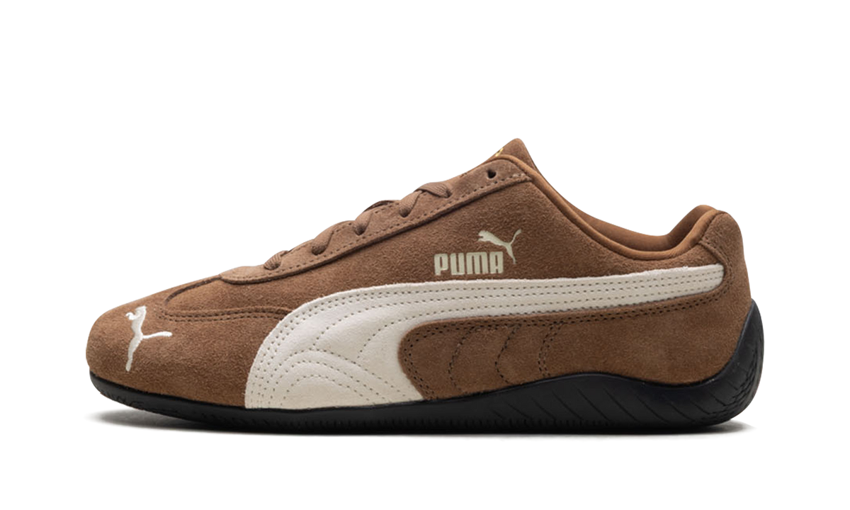 Overkicks - Puma Speedcat OG Haute Coffee Frosted Ivory (Gold Tongue Logo) (398846-31) - vista lateral