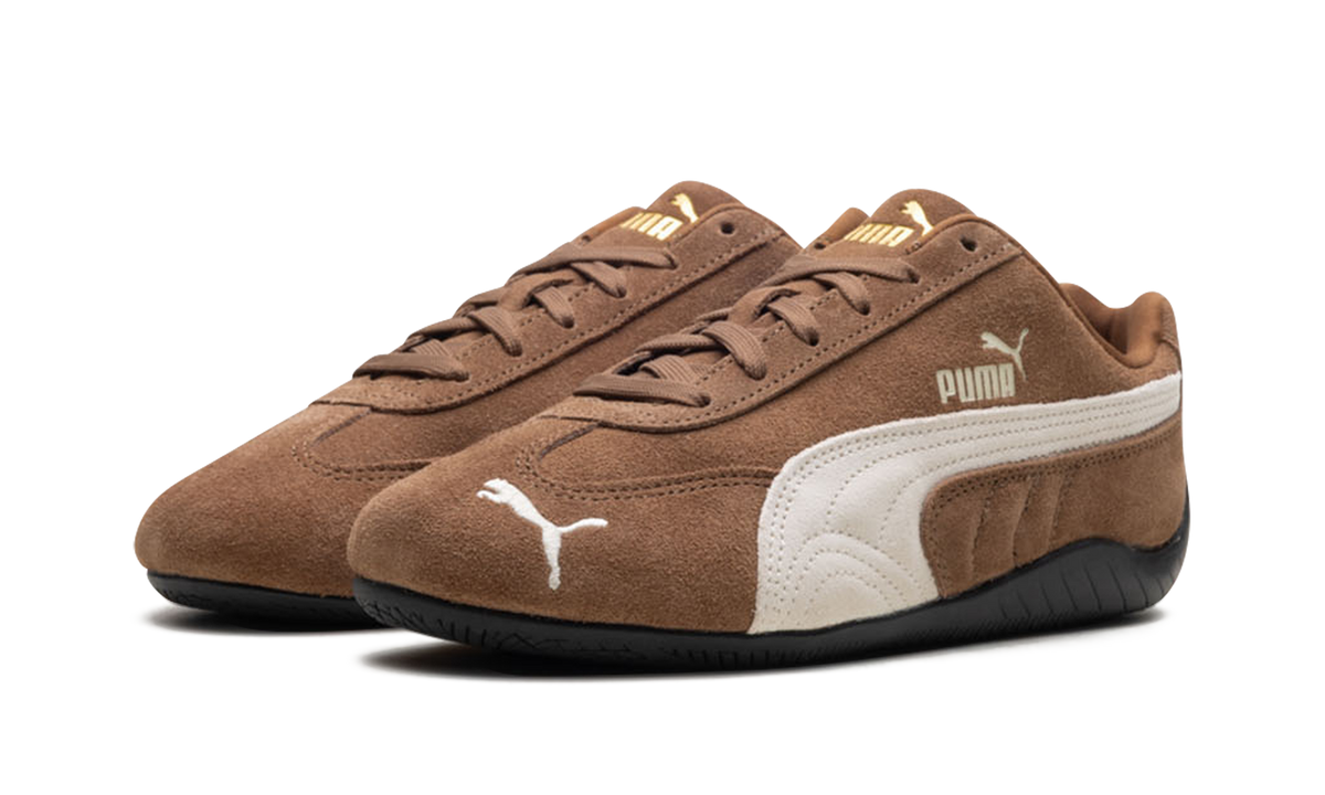 Overkicks - Puma Speedcat OG Haute Coffee Frosted Ivory (Gold Tongue Logo) (398846-31) - vista trasera