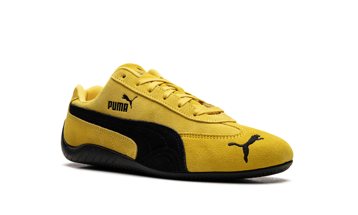 Overkicks - Puma Speedcat OG Pelé Yellow Black (398846-19) - detalle lateral interior
