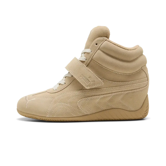 Overkicks - Puma Speedcat Wedge Beige (Women's) (408118-01) - vista lateral
