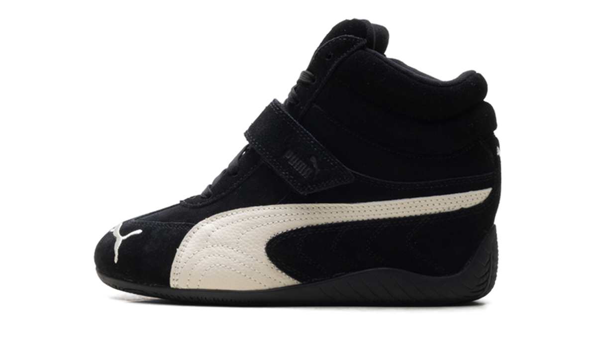 Overkicks - Puma Speedcat Wedge Black White (Womens) (408119-01) - vista lateral
