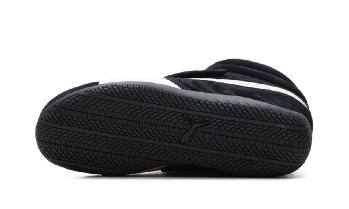 Overkicks - Puma Speedcat Wedge Black White (Womens) (408119-01) - vista superior