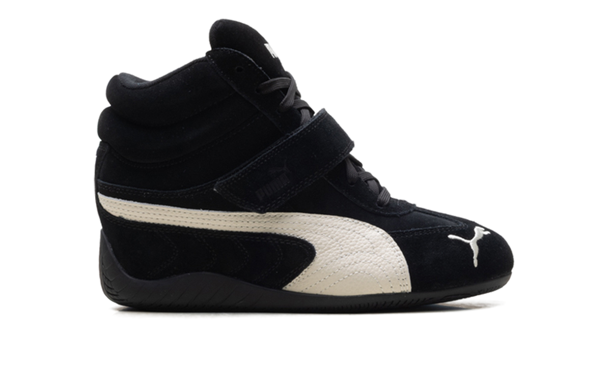 Overkicks - Puma Speedcat Wedge Black White (Womens) (408119-01) - detalle talon