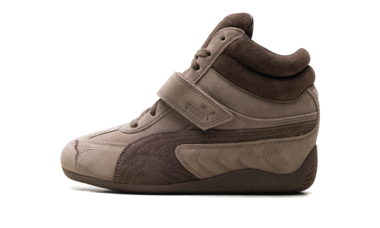 Overkicks - Puma Speedcat Wedge Totally Taupe Chocolate (Womens) (407878-01) - vista lateral