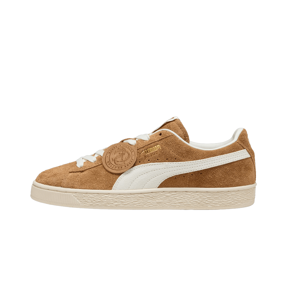 Overkicks - Puma Suede Charles F. Stead Honey Butter White (403767-03) - vista lateral