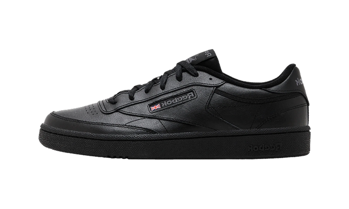 Overkicks - Reebok Club C 85 Black Charcoal (AR0454/100000153) - vista lateral