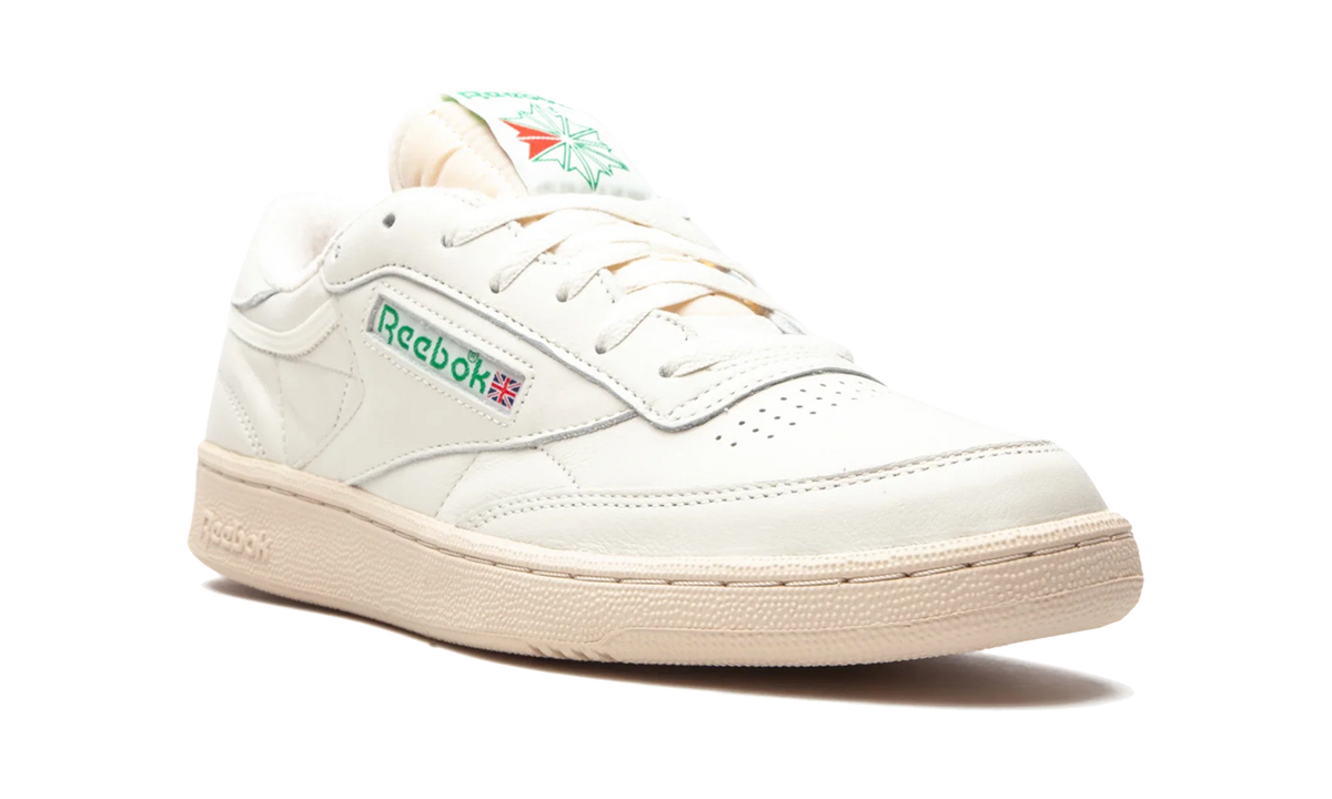 Overkicks - Reebok Club C 85 Vintage Chalk Glen Green (DV6434/100000317) - detalle lateral interior
