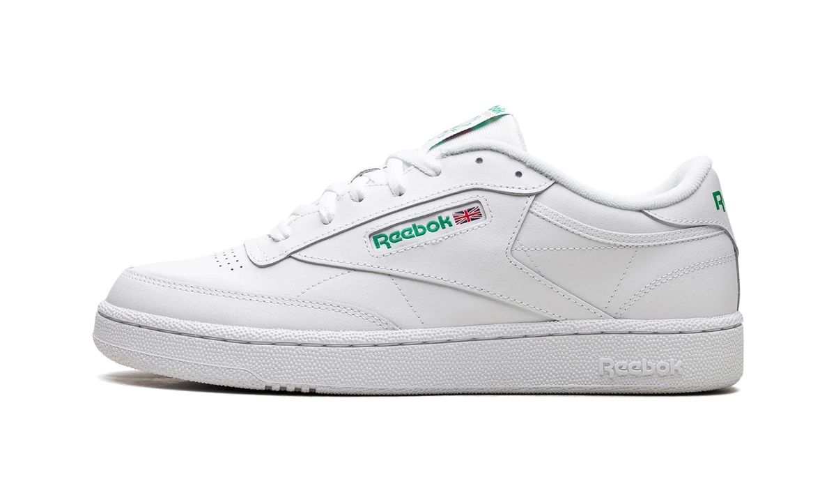 Overkicks - Reebok Club C 85 White Green (AR0456/100000155) - vista lateral