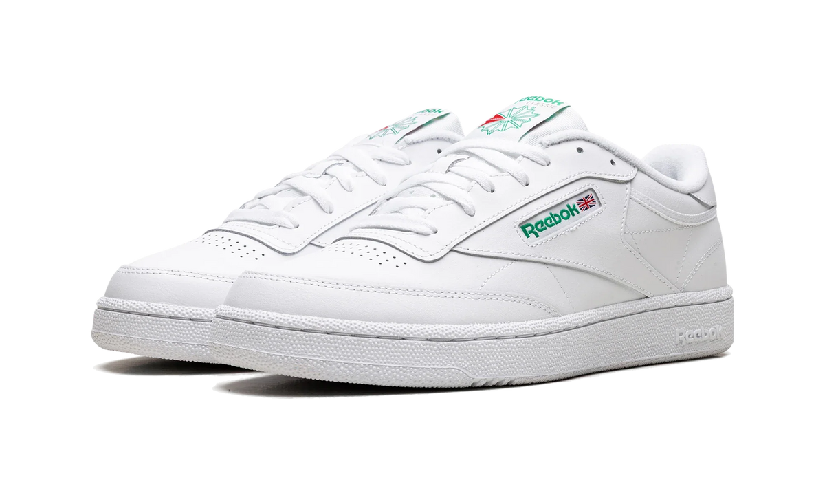 Overkicks - Reebok Club C 85 White Green (AR0456/100000155) - vista trasera