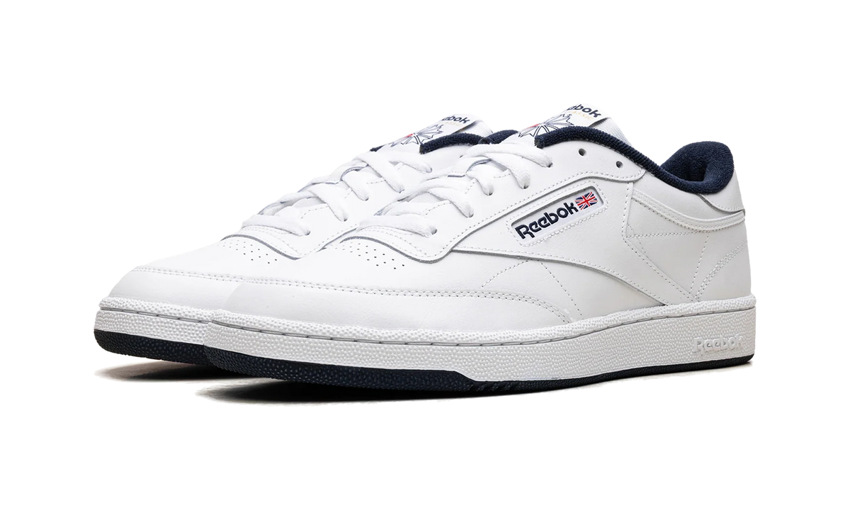 Overkicks - Reebok Club C 85 White Navy (AR0457/100000156) - vista trasera