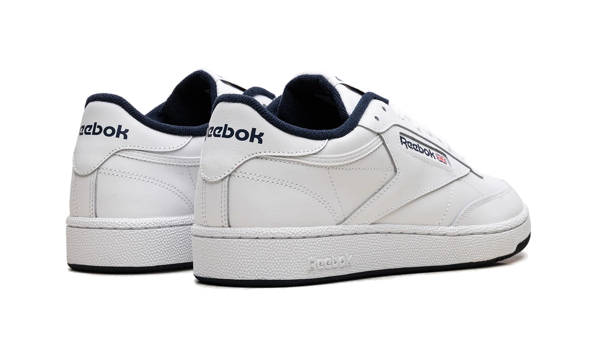 Overkicks - Reebok Club C 85 White Navy (AR0457/100000156) - par completo
