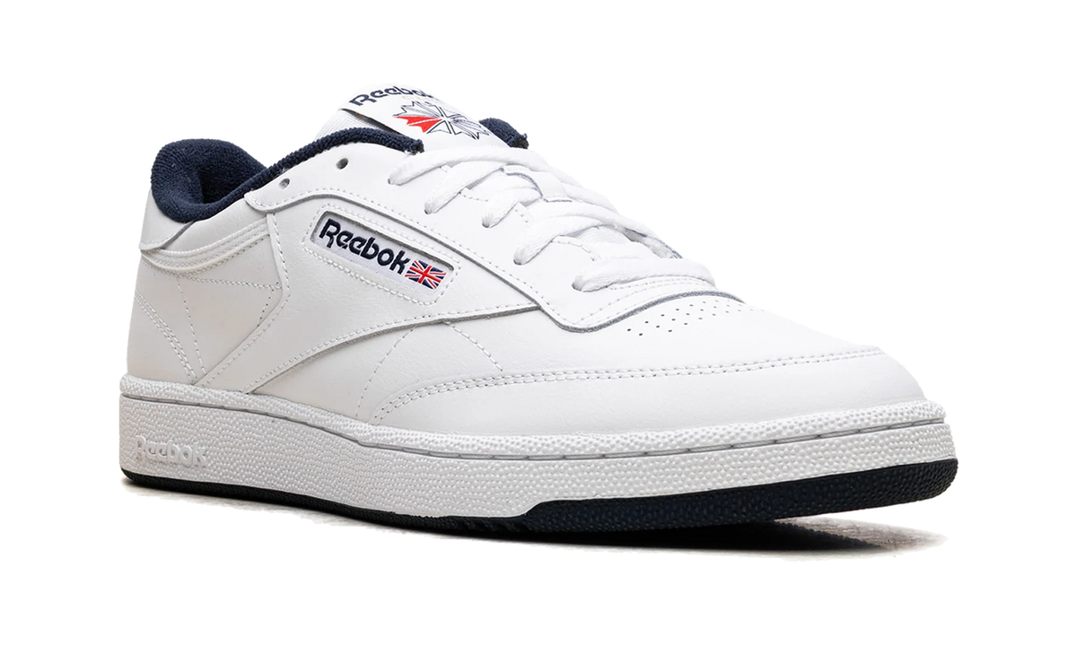Overkicks - Reebok Club C 85 White Navy (AR0457/100000156) - detalle lateral interior