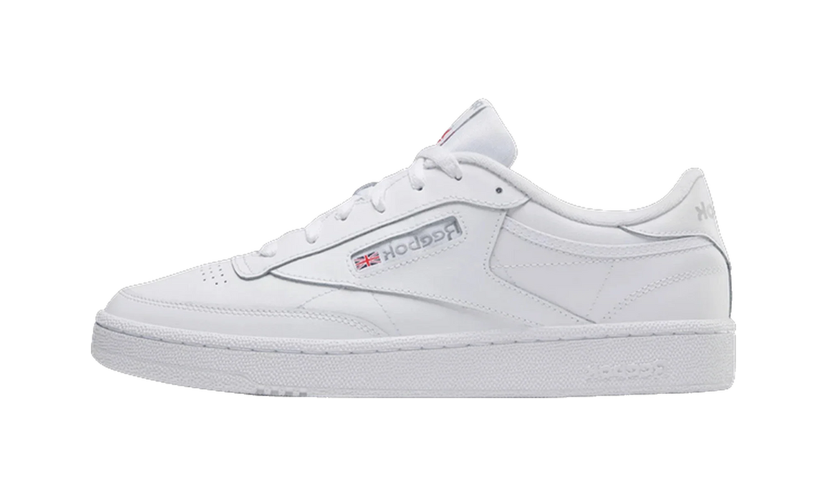 Overkicks - Reebok Club C 85 White Sheer Grey (AR0455/100000154) - vista lateral