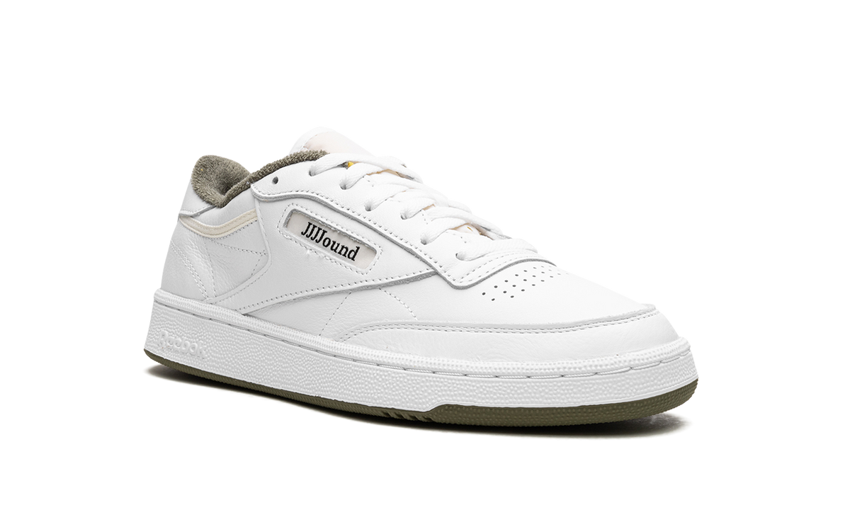 Overkicks - Reebok Club C JJJJound White Olive (GX9657) - detalle lateral interior