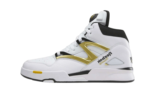 Overkicks - Reebok Pump Omni Zone II Retro White Black Gold (100255529) - vista lateral