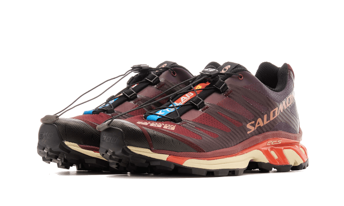 Overkicks - Salomon XT-4 Bitter Chocolate Mocha Mousse Fiery Red (L41772200-036) - vista trasera