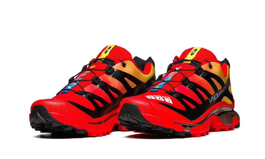 Overkicks - Salomon XT-4 OG Fiery Red Empire Yellow (L47024200) - vista trasera