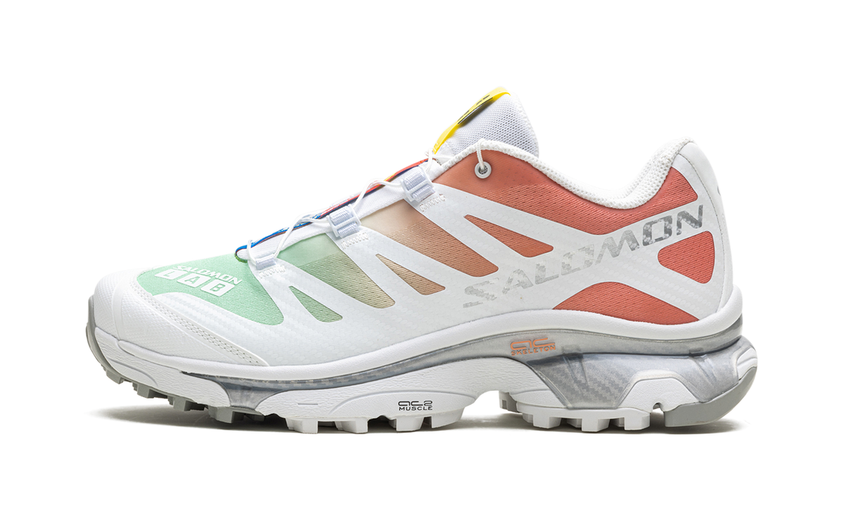 Overkicks - Salomon XT-4 OG White Green Ash Coral (L47299900) - vista lateral
