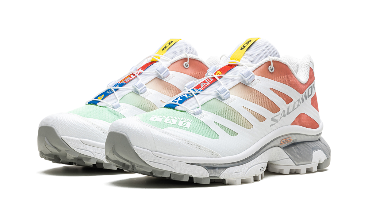 Overkicks - Salomon XT-4 OG White Green Ash Coral (L47299900) - vista trasera