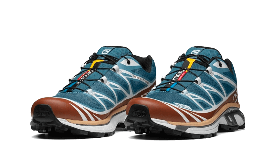 Overkicks - Salomon XT-6 Aegean Blue Hazelnut (L47293100) - vista trasera