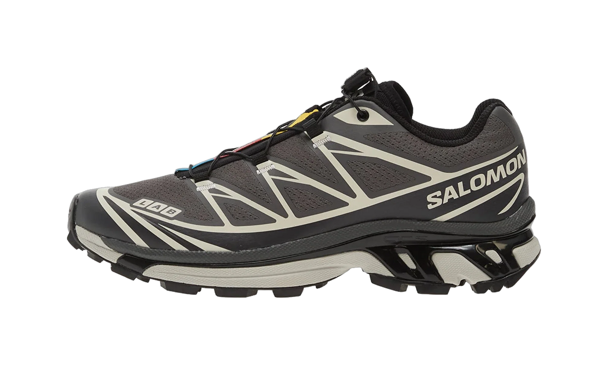 Overkicks - Salomon XT-6 Black Asphalt Castlerock (L47989500) - vista lateral