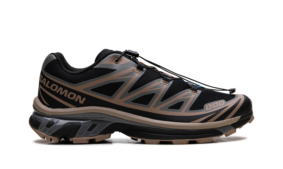 Overkicks - Salomon XT-6 Black Portabella (L47582400) - detalle talon