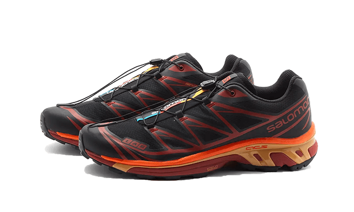 Overkicks - Salomon XT-6 Chocolate Plum Vibrant Orange (L41750900) - vista trasera