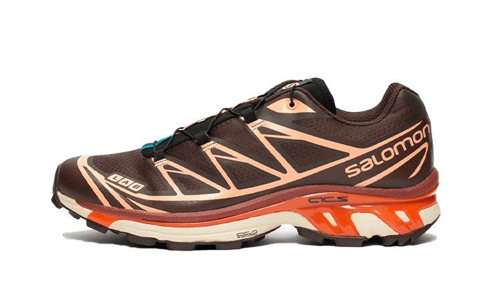 Overkicks - Salomon XT-6 Delicioso Chocolate Fondant Peach (L41751500) - vista lateral