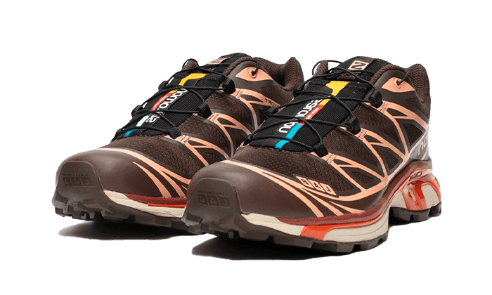Overkicks - Salomon XT-6 Delicioso Chocolate Fondant Peach (L41751500) - vista trasera