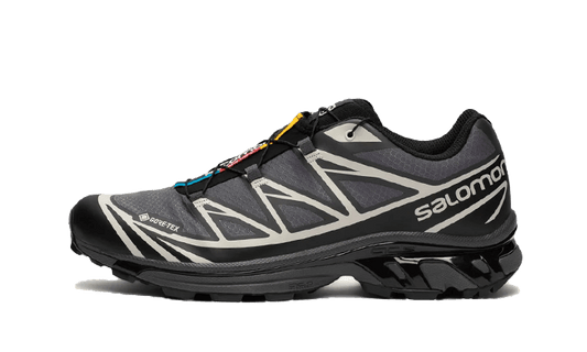 Overkicks - Salomon XT-6 Gore-Tex Black Lunar Rock (L41663500) - vista lateral