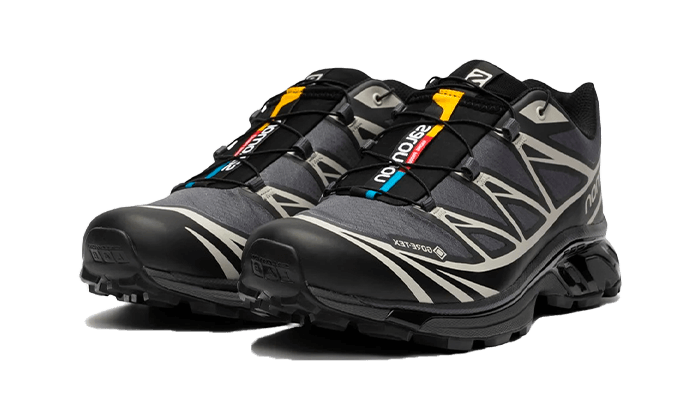 Overkicks - Salomon XT-6 Gore-Tex Black Lunar Rock (L41663500) - vista trasera