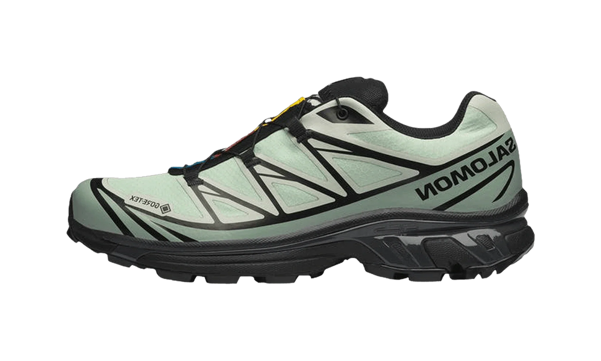 Overkicks - Salomon XT-6 Gore-Tex Sea Foam Green Milieu Black (L49306800) - vista lateral