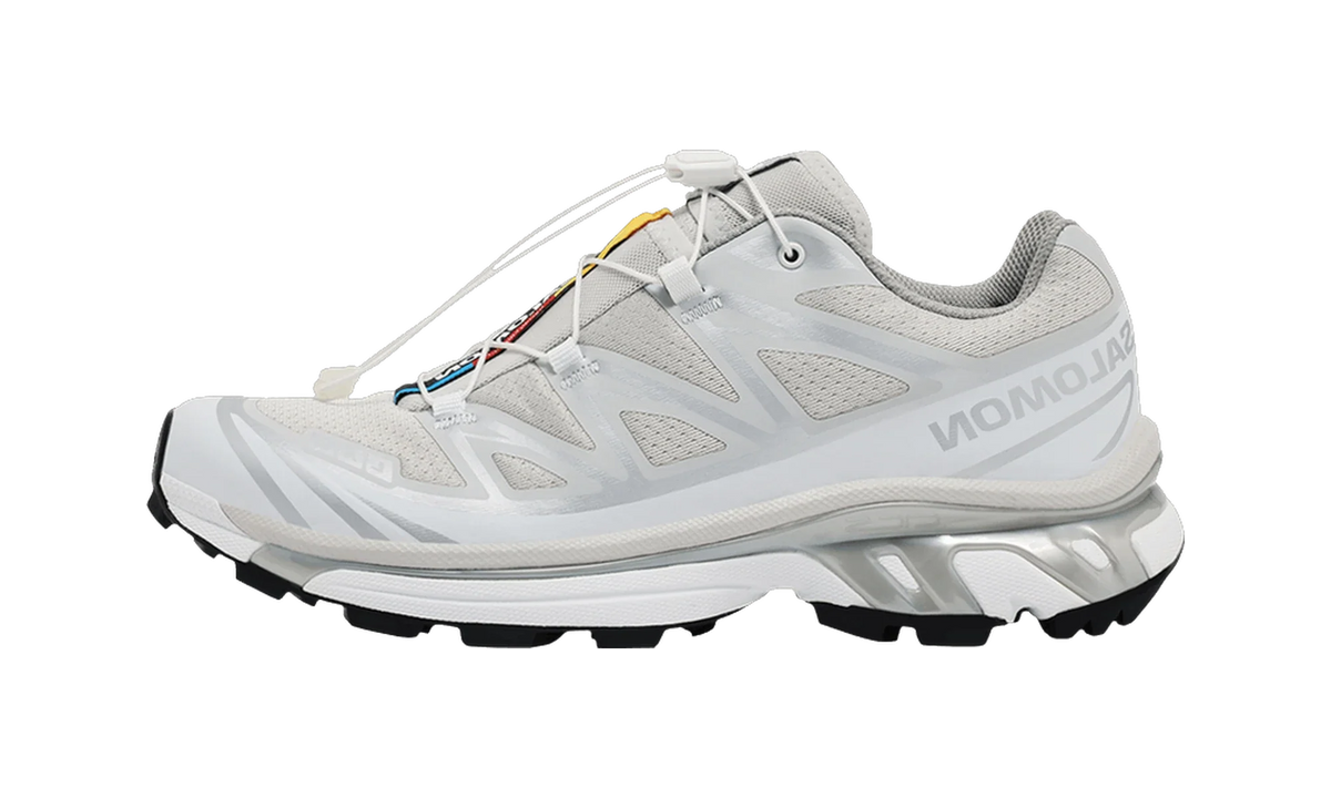 Overkicks - Salomon XT-6 Lunar Rock Silver White (L49211400) - vista lateral