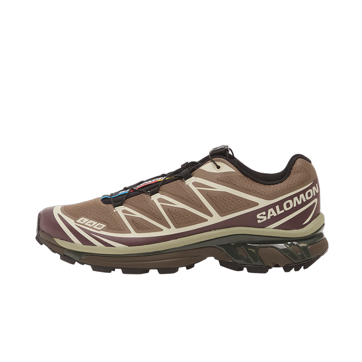 Overkicks - Salomon XT-6 Walnut Huckleberry (L49209700) - vista lateral