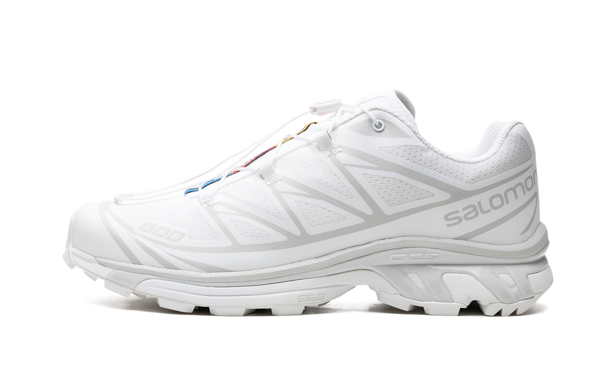 Overkicks - Salomon XT-6 White Lunar Rock (L41252900) - vista lateral