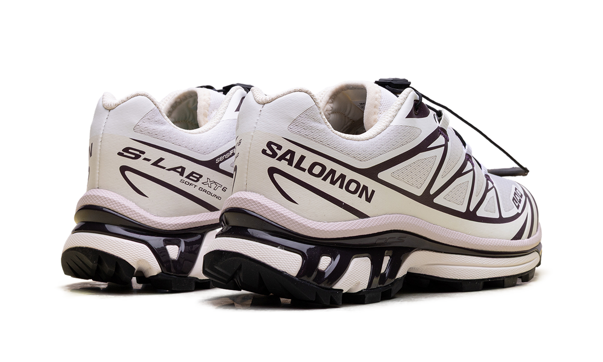 Overkicks - Salomon XT-6 White Vanilla Ice Plum (L47864600) - par completo
